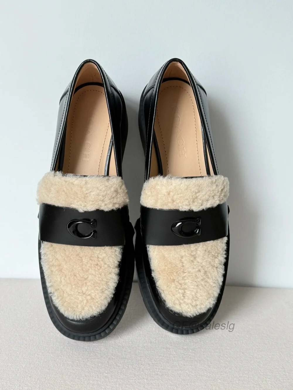 NWT Coach Leah Loafer lady’s Shoes Size 7 Black CX033